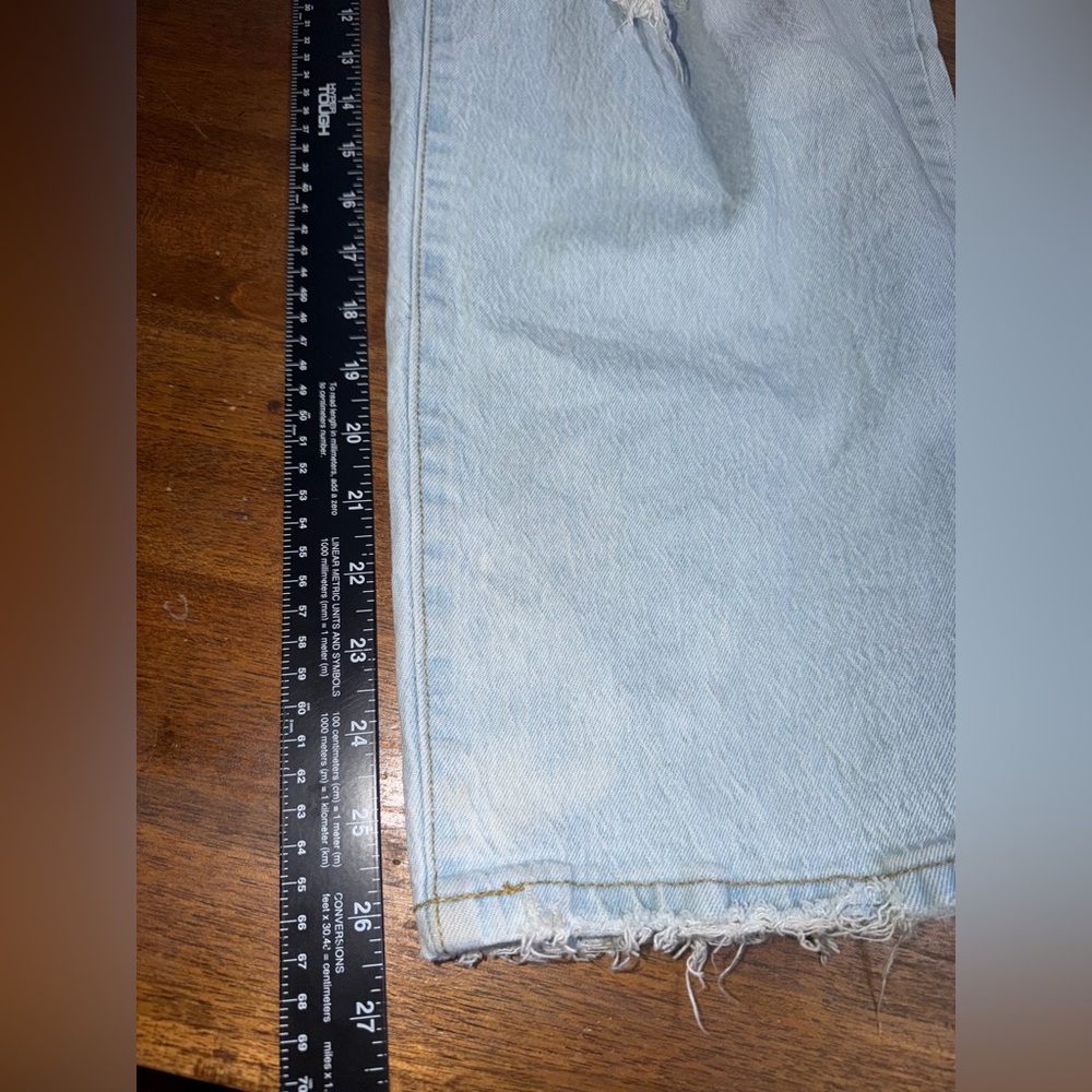 Universal Thread Vintage Straight Button Fly Deni… - image 8